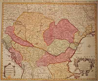 Map of the Kingdom of Hungary 1742