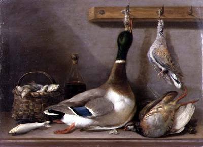 Still Life of Game and Fishes 1815