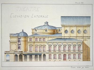 Lateral Elevation of a Theatre