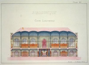 Cross section of a Library