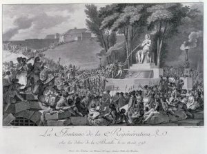 The Fountain of Regeneration over the Ruins of the Bastille