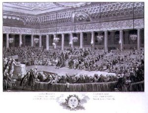 The National Assembly Abandoning all Privileges at Versailles