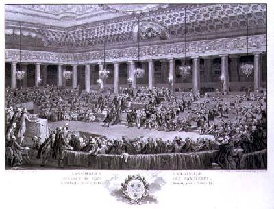 The National Assembly Abandoning all Privileges at Versailles