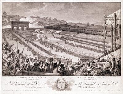 Festival of the Federation 14 July 1790