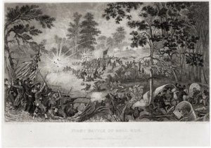 The First Battle of Bull Run 21st July 1861