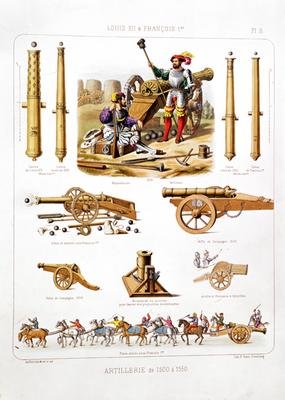 French artillery between 1500-50 from LArtillerie Francaise