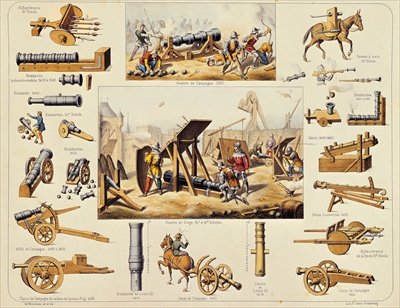 French artillery from the 14th and 15th centuries