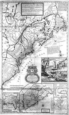 Map of the Dominions of Great Britain in North America 1711