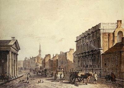 View of Whitehall looking towards Charing Cross 1790