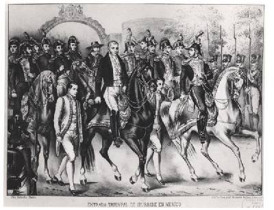 Triumphal Entry of Augustin de Iturbide 1783-1824