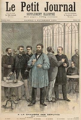 The Chamber of Deputies The Refreshment Room from Le Petit Journal 5th November 1892