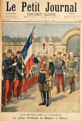 Prince Ferdinand 1861-1 illustration from Le Petit Journal 10 May 1896