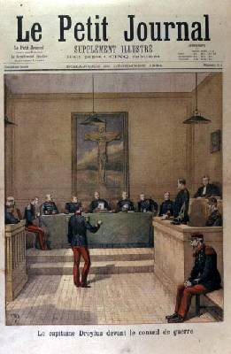 Captain Dreyfus 1859-1935 before the Court Martial cover of Le Petit Journal 23rd December 1894