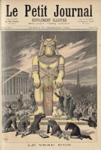 The Golden Calf from Le Petit Journal 31st December 1892