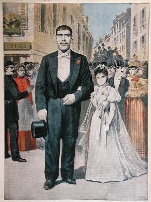 The Marriage of a Giant from Le Petit Journal 1897
