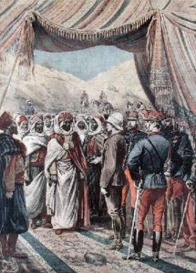 Jules Cambon 1845-1935 Governor General of Algeria 1871-1897 at the Moroccan frontier