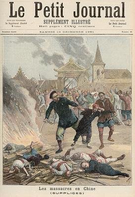 Massacre in China from Le Petit Journal 19th December 1891