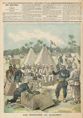 New Years Boxes in Dahomey from Le Petit Journal 31st December 1892