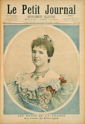 Portrait of Queen Amelia of Portugal 1865-1951 from Le Petit Journal 15th November 1896