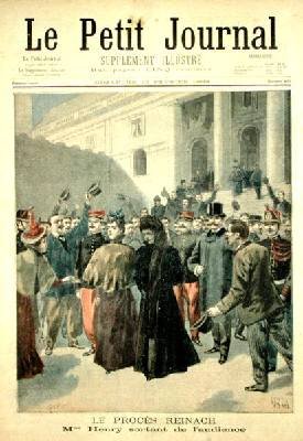 The Reinach Trial from Le Petit Journal 12th February 1899