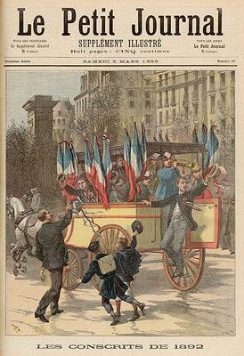 The Conscripts of 1892 from Le Petit Journal 5th March 1892
