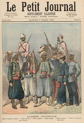 The Colonial Army from Le Petit Journal 7th March 1891