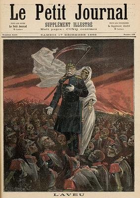 The Confession Otto Von Bismarck 1815-98 with Death from Le Petit Journal 17th December 1892