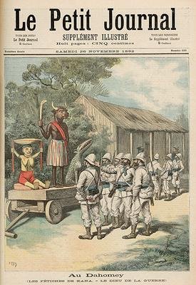 Kana Fetishes in Dahomey from Le Petit Journal 26th November 1892