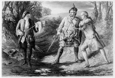 Rob Roy Parting Duellists Rashleigh and Francis Osbaldistone
