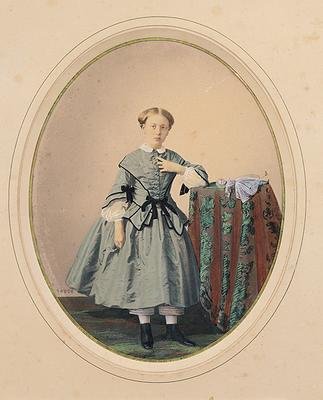 Portrait of Madeleine de Malaret one of the Petites Filles Modeles of the Countess de Segur