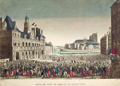The Arrival of the Duke of Orleans at the Hotel de Ville 31st July 1830