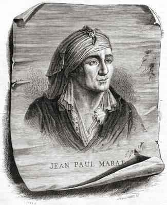 Portrait of Jean Paul Marat