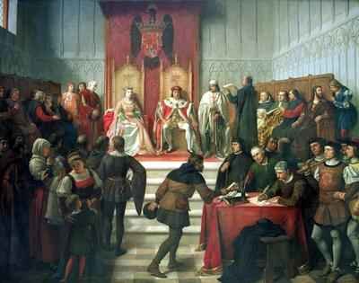 Catholic Rulers Administering Justice 1860