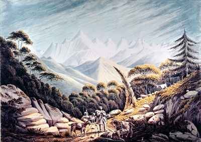 Nepalese Herdsmen in the Himalayas 1826