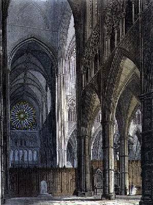 North View across the Transept from Poets Corner