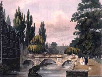 Exterior of St Johns College from the Gardens