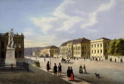 Unter den Linden view towards Prinzessinenpalais