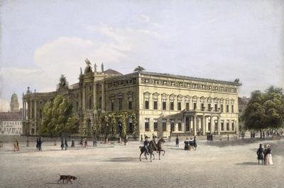The Palace of the Prince of Prussia on Unter den Linden and Bebelplatz