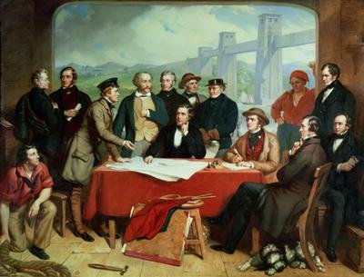 Conference of Engineers at Britannia Bridge 1850