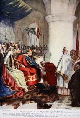 William granting a Charter to the City of London