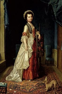 Portrait of a young Girl in an Elegant Interior