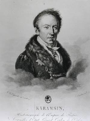 Portrait of Nikolai Mikhailovich Karamzin 1766-1826