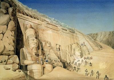The Excavation of the Great Temple of Ramesses II Abu Simbel