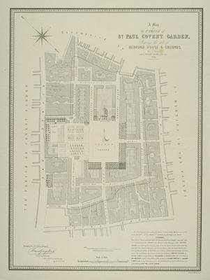 Map of the parish of St Paul Covent Garden