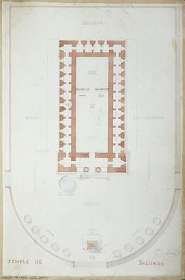 Plan of the Temple of Solomon in Jerusalem