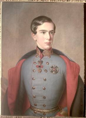 Portrait of Emperor Franz Joseph of Austria 1830-1916 aged 20