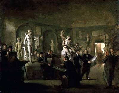 The Sculpture Gallery of the Felix Meritis Society