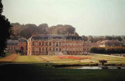 View of the garden facade
