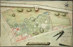 Plan of the Parc Monceau