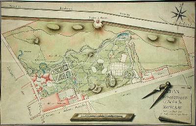 Plan of the Parc Monceau